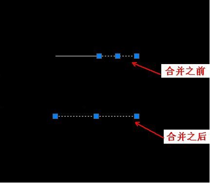 CAD怎么讓兩段直線合并？189.png