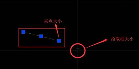 CAD怎么調(diào)整十字光標(biāo)、拾取框、夾點(diǎn)等的大小