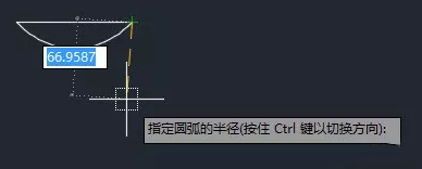 繪制圓弧的時候為什么半徑有時需要設(shè)置為負數(shù)？