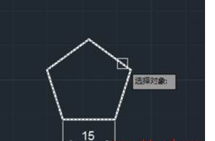 CAD如何按照比例縮放五邊形？